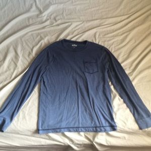 Hollister Blue Long Sleeve T-shirt